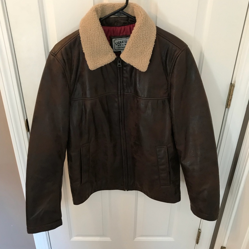 Structure Levi leather jacket vintage